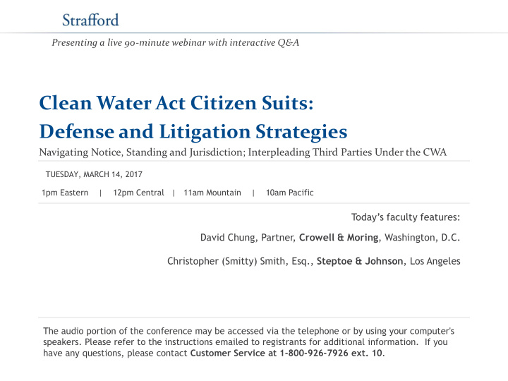 defense and litigation strategies