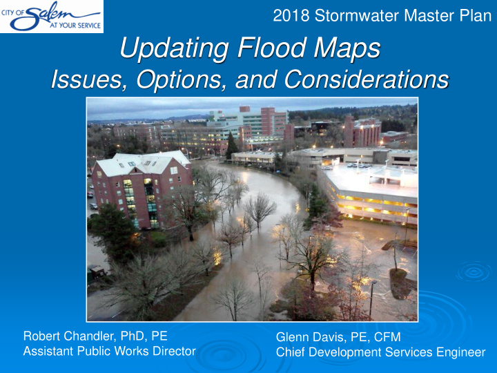 updating flood maps