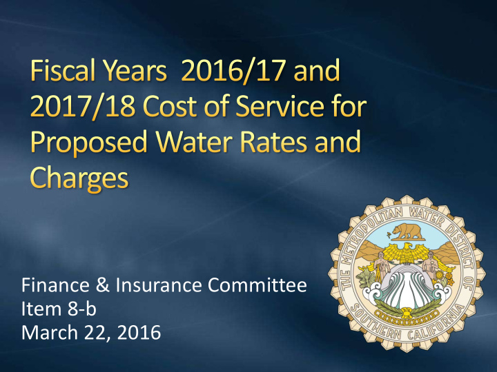 finance amp insurance committee item 8 b march 22 2016 f