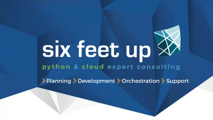 planning development orchestration support who we are