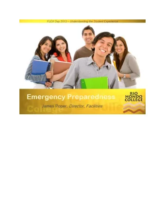 What would  you do?  Emergency  Preparedness  Active Shooter  Room S236  EMERGENCY