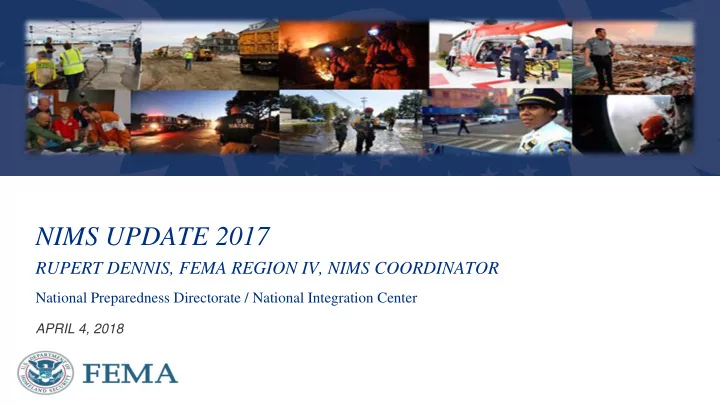 nims update 2017