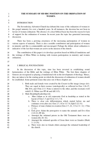 3  4  INTRODUCTION  5  The Seventh-day Adventist Church has debated the issue of the ordination of