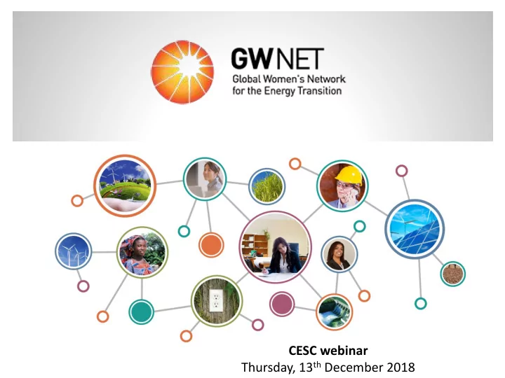 cesc webinar thursday 13 th december 2018