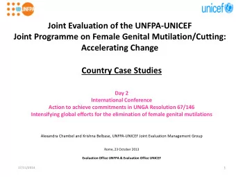 Accelerating Change  Country Case Studies  Day 2  International Conference  Action to achieve