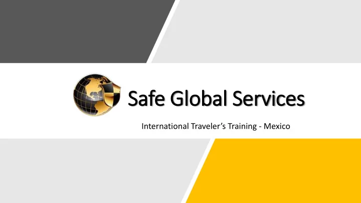 safe global serv rvices