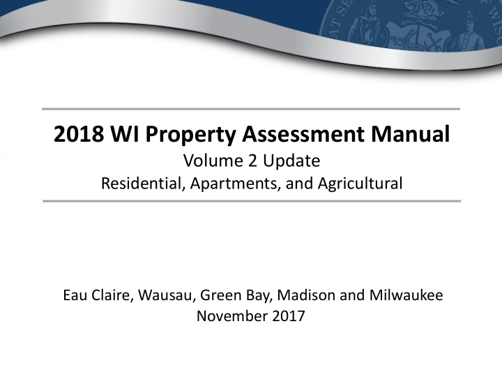 2018 wi property assessment manual