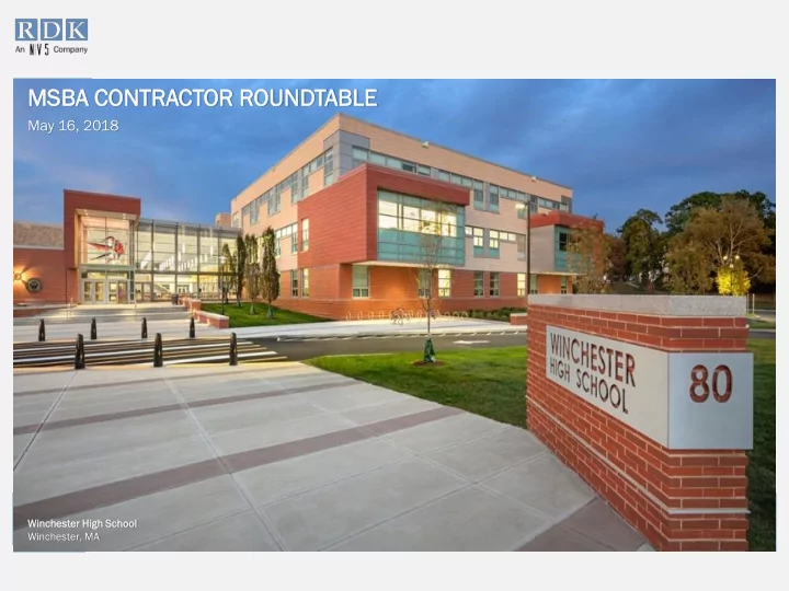 msba a con ontractor or rou oundtable able