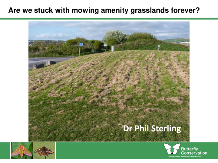dr phil sterling an ecological approach to amenity grass