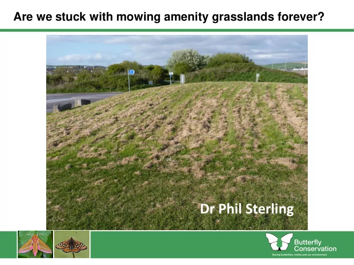 dr phil sterling an ecological approach to amenity grass