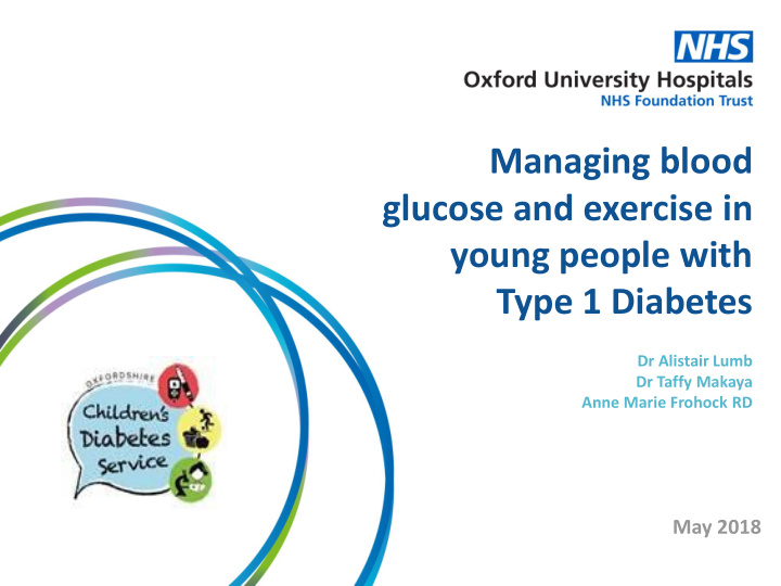 managing blood glucose and exercise in young people with