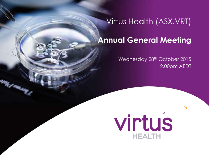 virtus health asx vrt