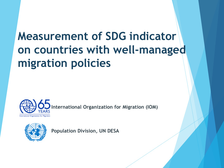 measurement of sdg indicator