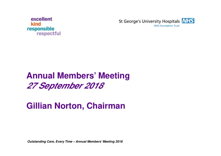 annual members meeting