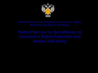 Federal Service for Surveillance on  Consumers Rights Protection and  Human Well-Being  1