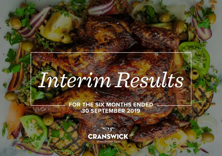 interim results