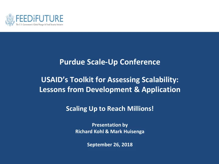 purdue scale up conference