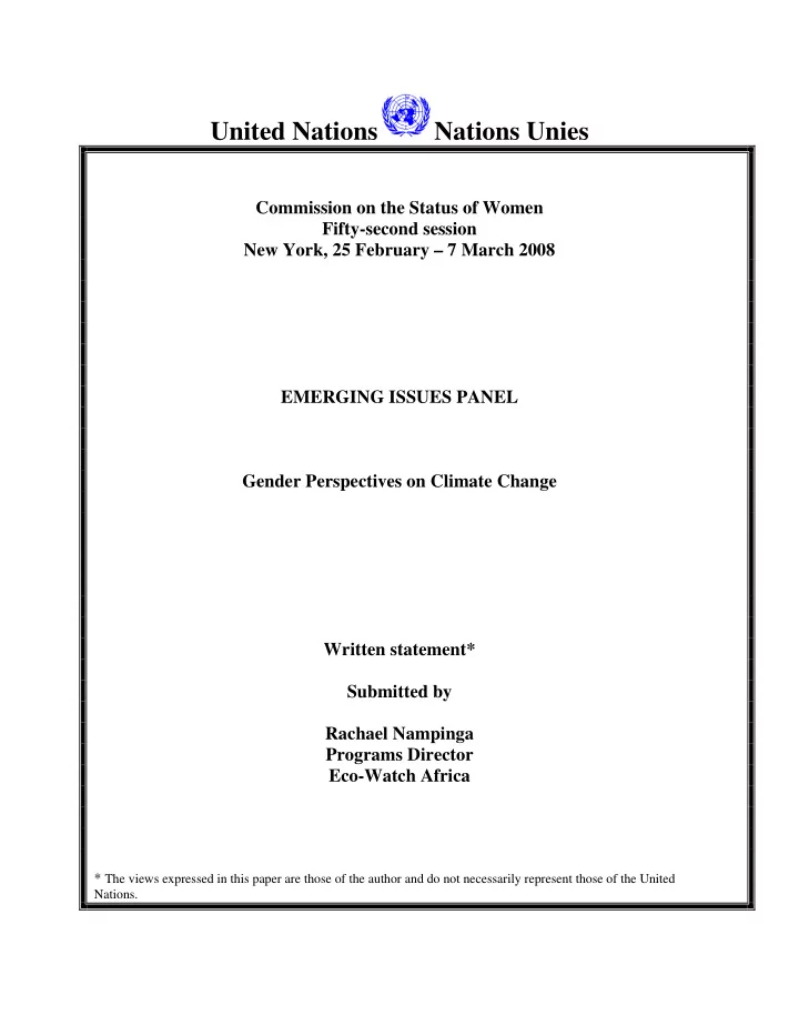 united nations nations unies