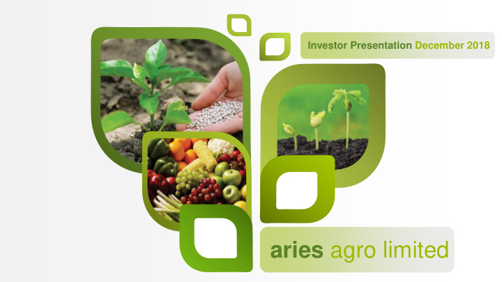 aries agro limited executive summary
