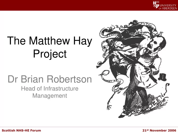the matthew hay