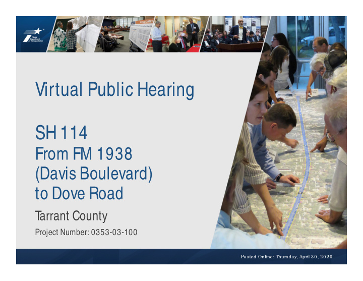 virtual public hearing sh 114
