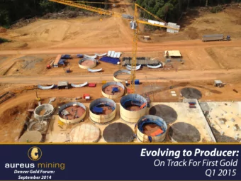 Certain information contained in this presentation constitutes forward looking information.  This