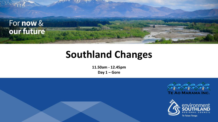 southland changes