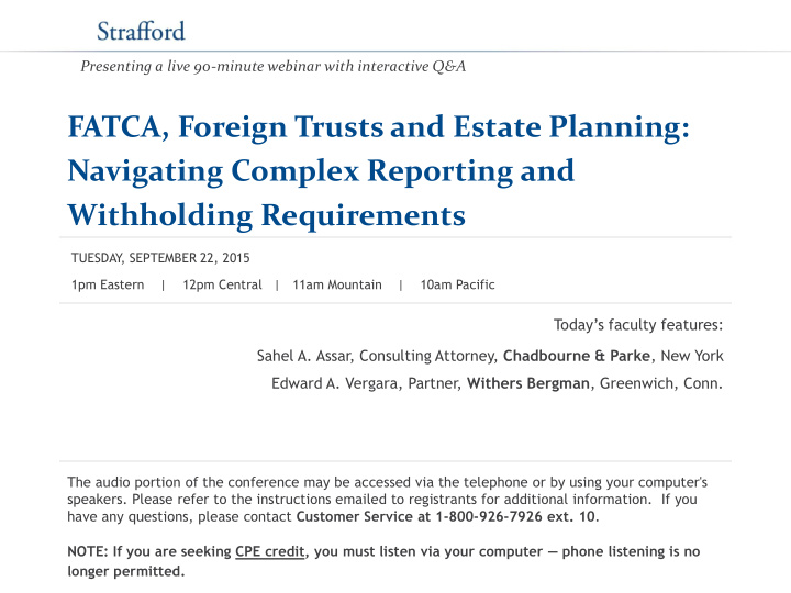 fatca foreign trusts and estate planning navigating