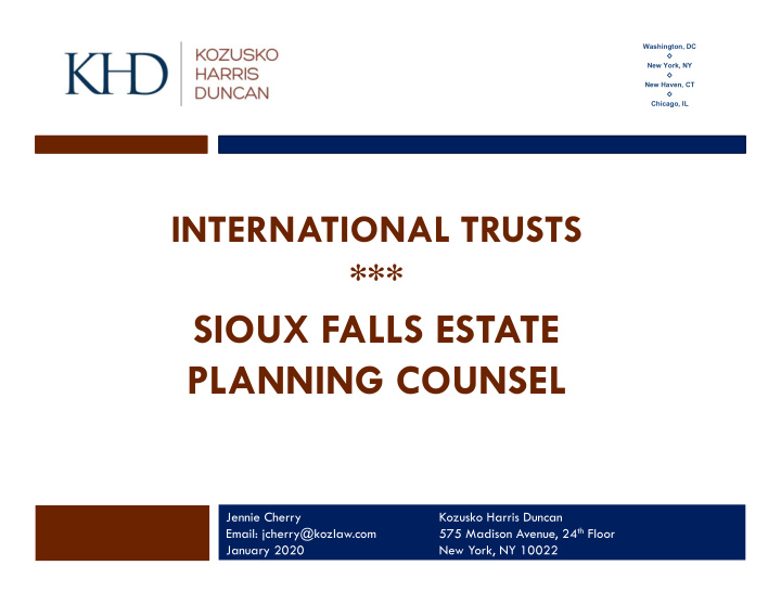 sioux falls estate planning counsel