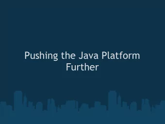 Pushing the Java Platform  Further  Me  Charles Oliver Nutter   headius@headius.com