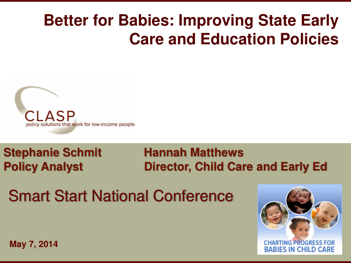better for babies improving state early