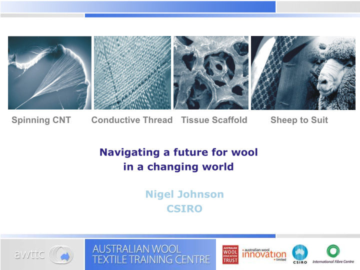 navigating a future for wool in a changing world nigel
