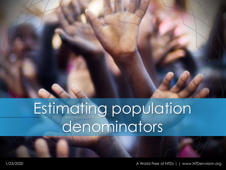 estimating population