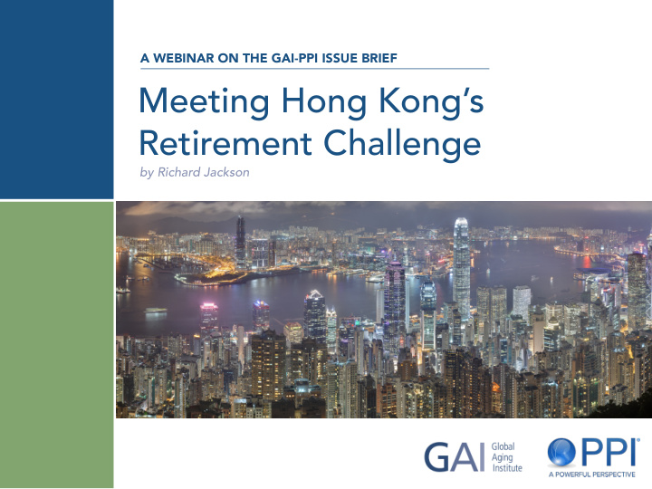 meeting hong kong s retirement challenge