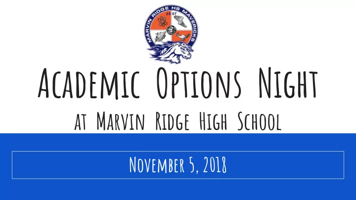 academic options night