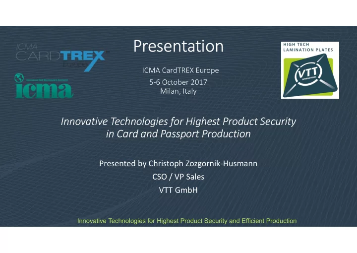 presentation