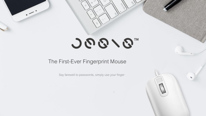 the first ever fingerprint mouse