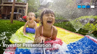 SAFE HARBOR STATEMENT  This presentation may contain projections or other forward-looking