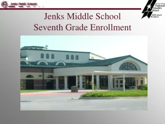 Jenks Middle School  Seventh Grade Enrollment  Raising A Teenager  Definition of a Teenager