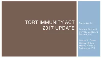 2017 UPDATE  Yordana Wysocki  Hervas, Condon &amp;  Bersani, P.C.  Kirsten A. Casas  Mickey,