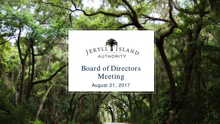 board of directors meeting