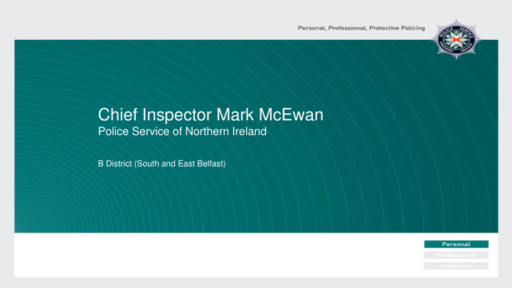 chief inspector mark mcewan