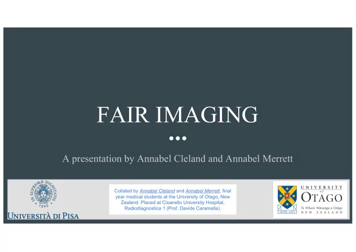 fair imaging