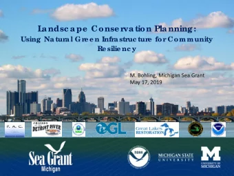 Safe &amp; Sustainable Seafood  M. Bohling, Michigan Sea Grant  May 17, 2019  SEMCOG Definition of