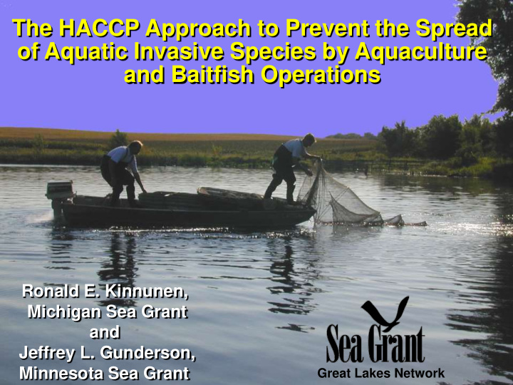 the haccp approach to prevent the spread