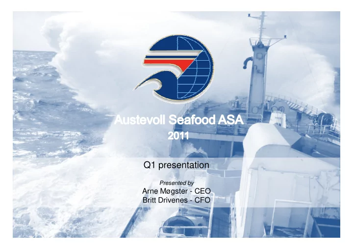 q1 presentation