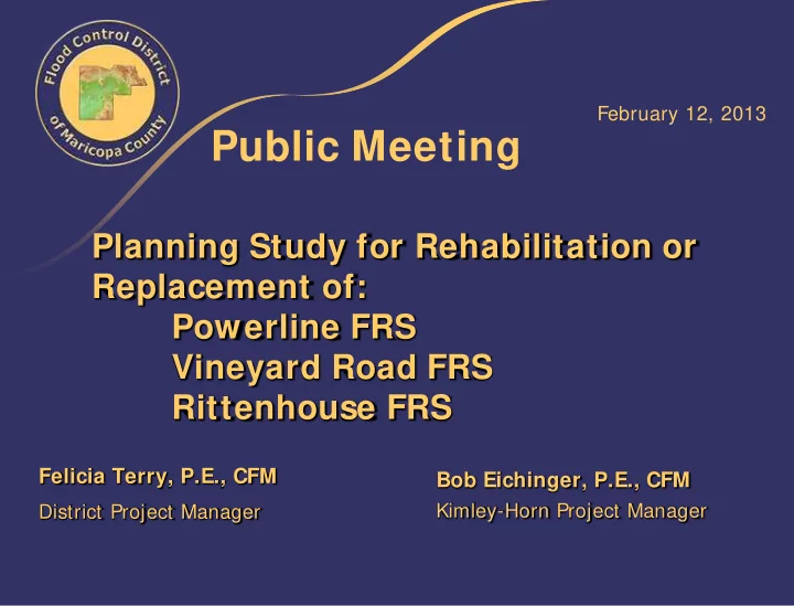 public meeting