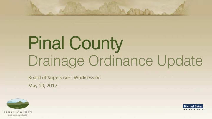 pinal nal c county ounty