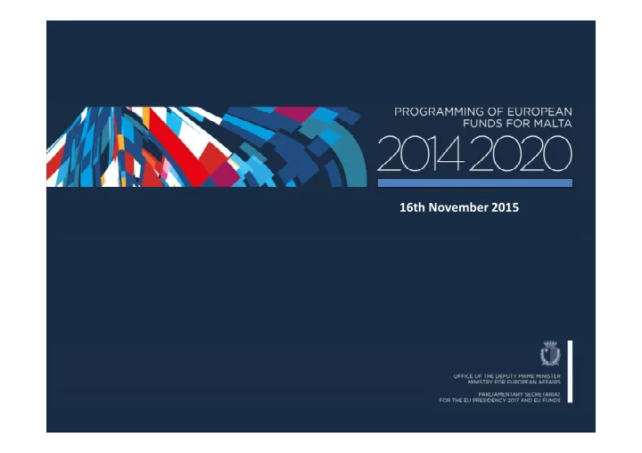 16th november 2015
