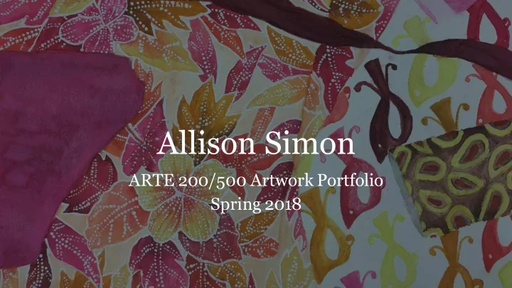 allison simon